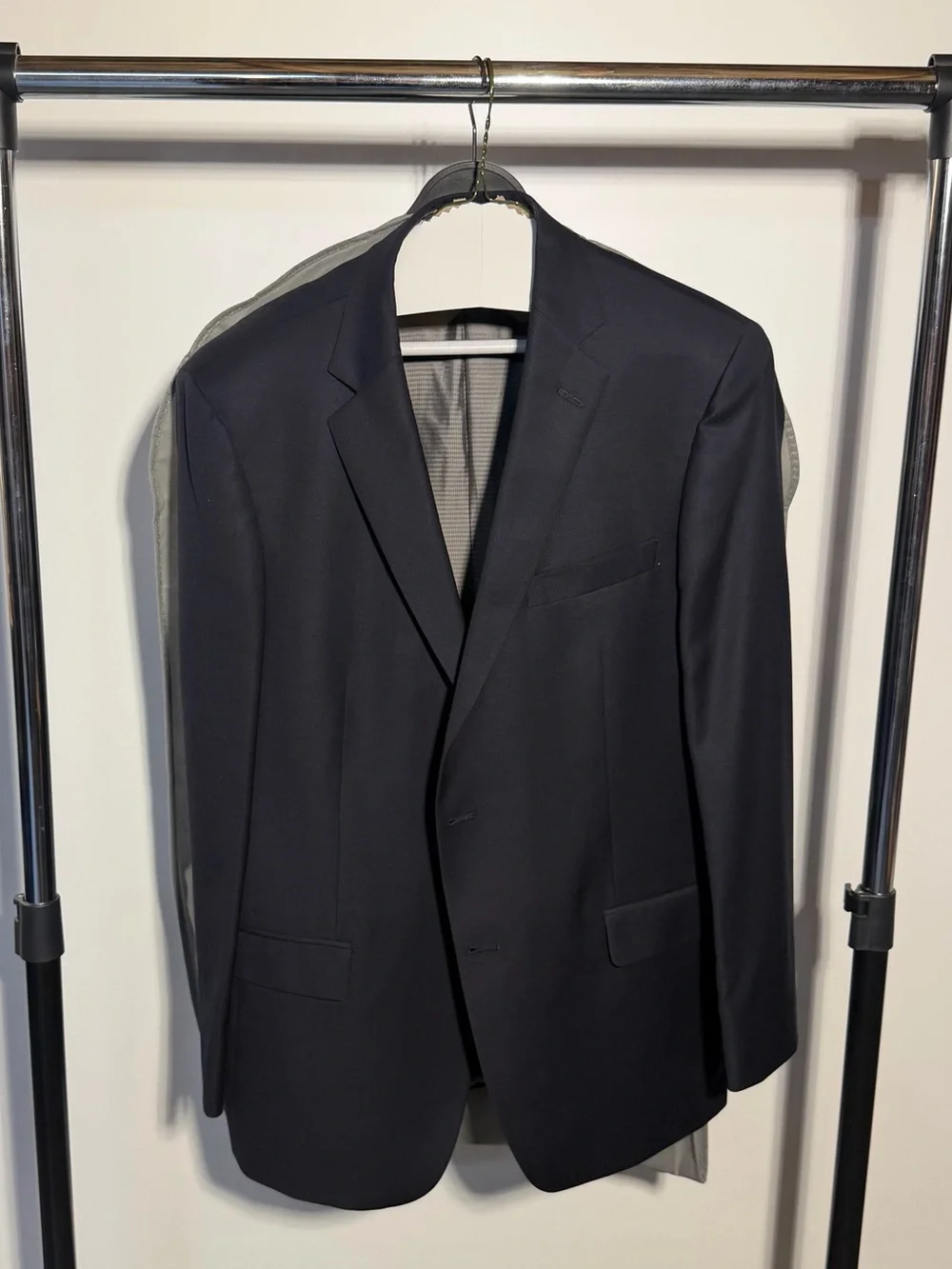 Hart Schaffner Marx Navy Wool Blazer Sport Coat Made in USA Men’s 2 Button
